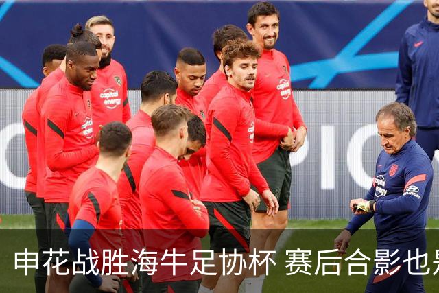 申花战胜海牛足协杯 赛后合影也是见到盖伊